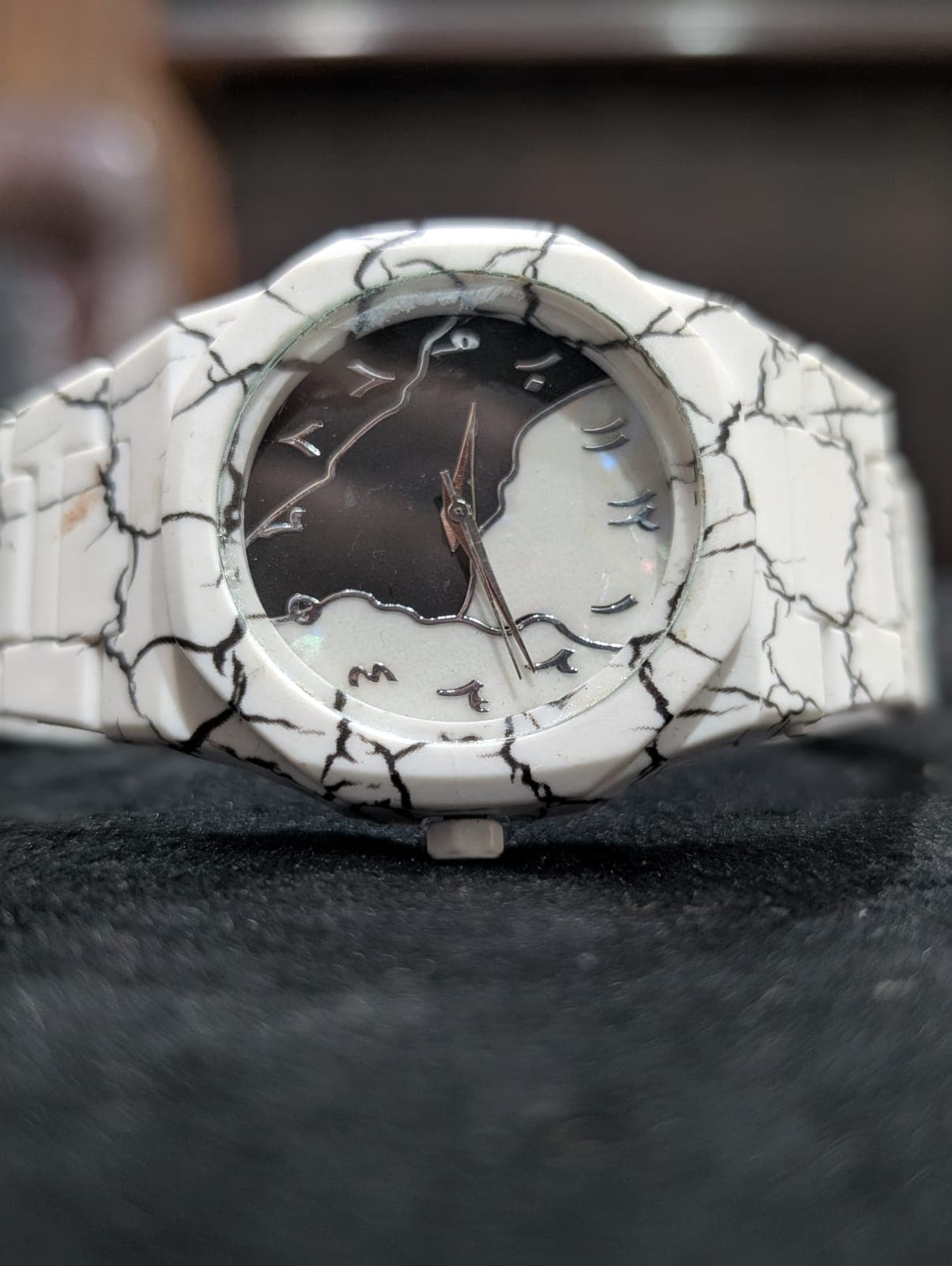 Marble Edition Arabic Dial Luxury Watch for Men